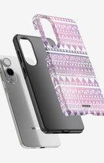 Samsung Galaxy S25 Edge Tough Case – Purple Aztec - View 2