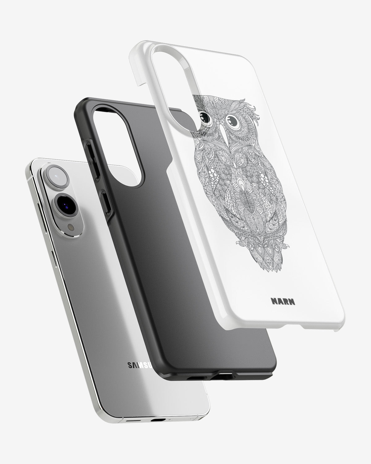 Samsung Galaxy S25 Edge Tough Case – Owl - View 2