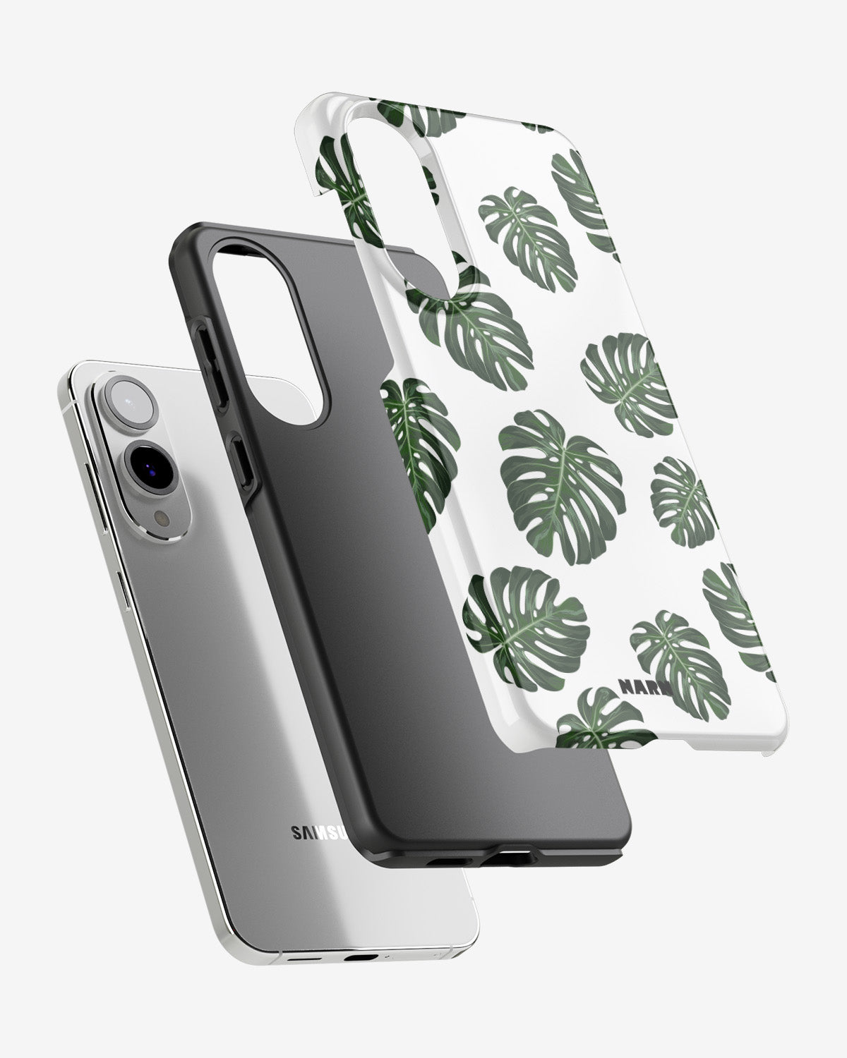 Samsung Galaxy S25 Edge Tough Case – Monstera Pattern - View 2