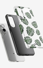 Samsung Galaxy S25 Edge Tough Case – Monstera Pattern - View 2