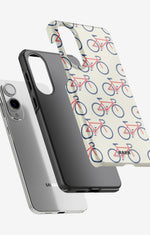 Samsung Galaxy S25 Edge Tough Case – Vintage Bicycle - View 2