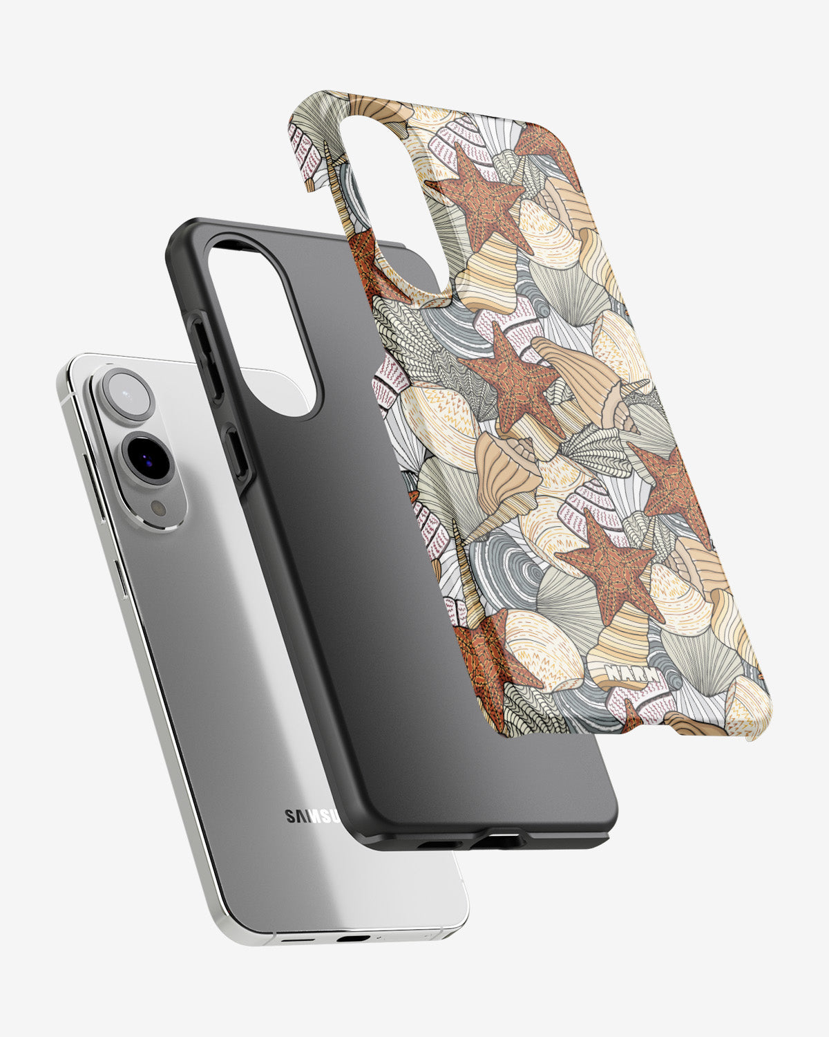 Samsung Galaxy S25 Edge Tough Case – Sea Shells - View 2