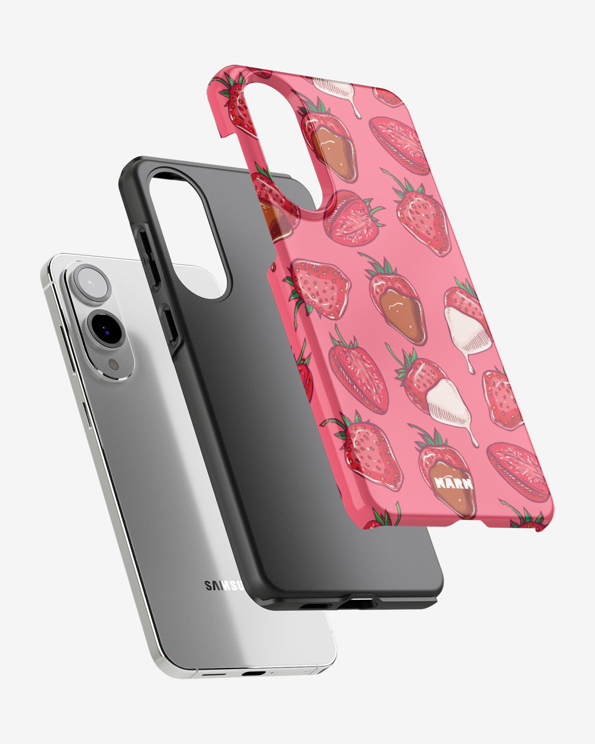 Samsung Galaxy S25 Edge Tough Case – Strawberry Chocolate - View 2