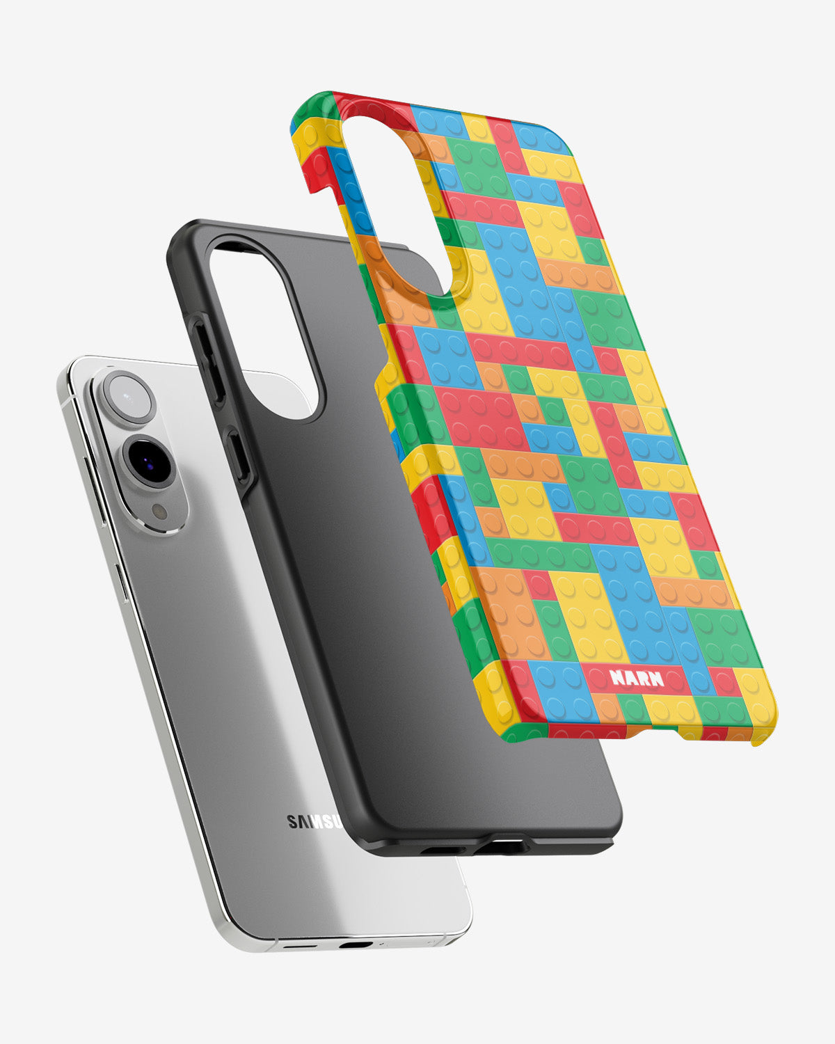 Samsung Galaxy S25 Edge Tough Case – Building Bricks - View 2