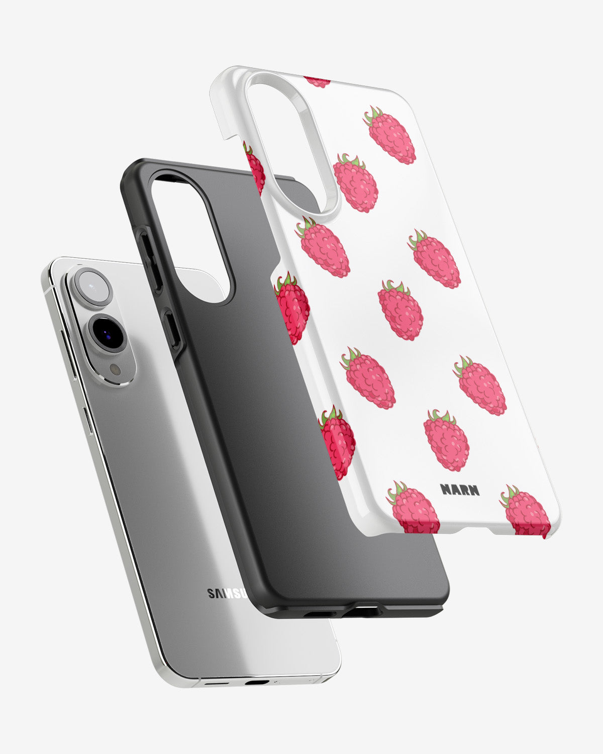 Samsung Galaxy S25 Edge Tough Case – Raspberry Bliss - View 2