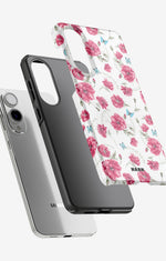 Samsung Galaxy S25 Edge Tough Case – Poppies in Bloom - View 2