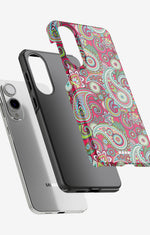 Samsung Galaxy S25 Edge Tough Case – Paisley Paradise - View 2