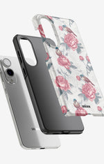 Samsung Galaxy S25 Edge Tough Case – Birds Among Roses - View 2