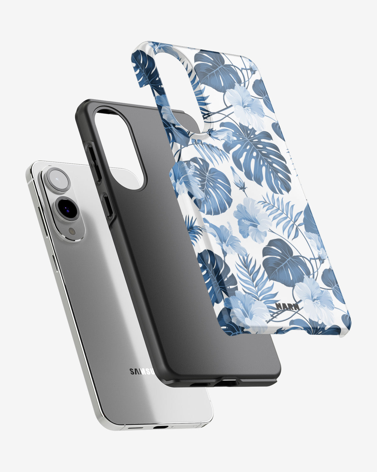 Samsung Galaxy S25 Edge Tough Case – Blue Tropics - View 2