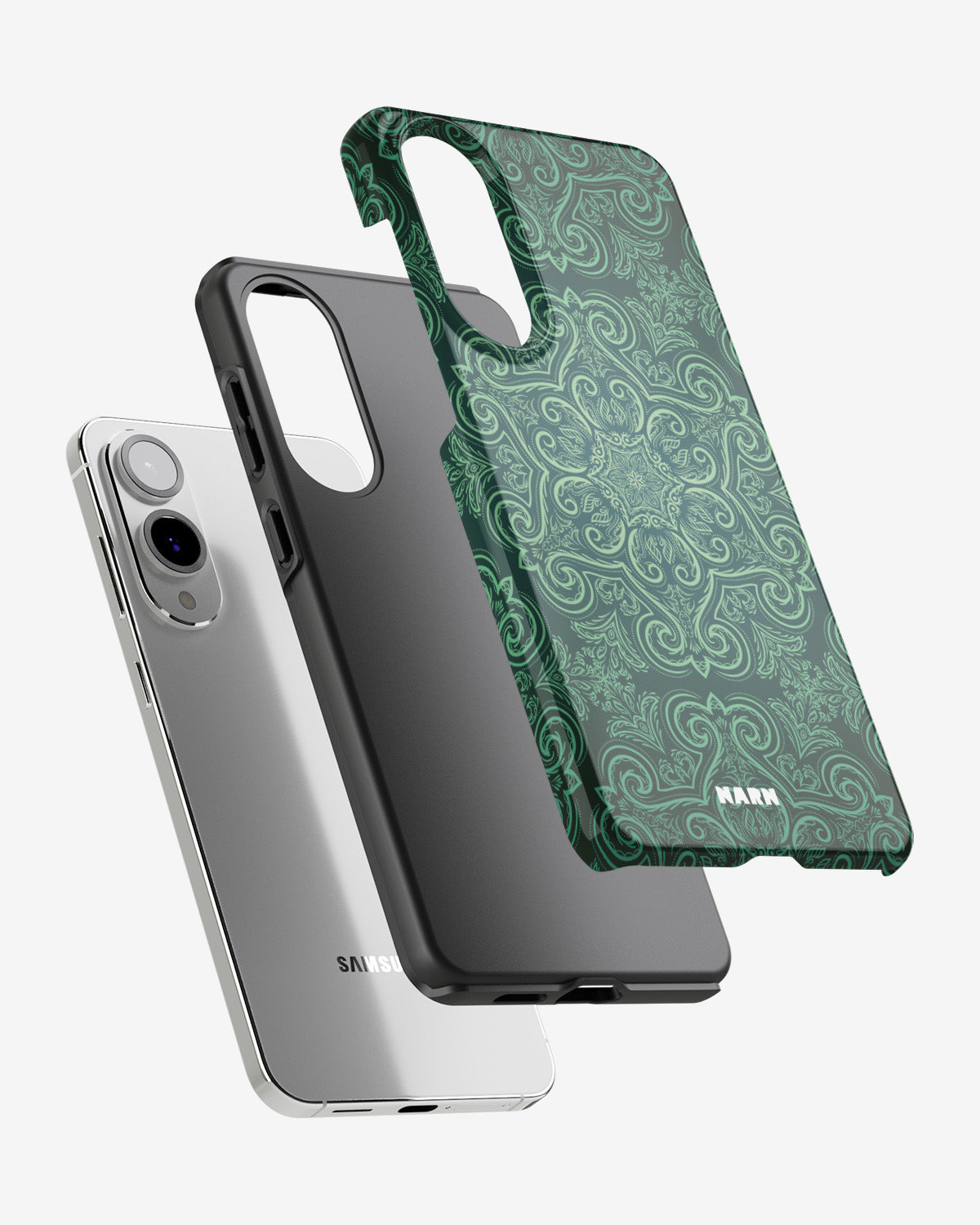 Samsung Galaxy S25 Edge Tough Case – Retro Forest - View 2