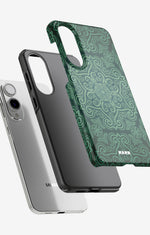 Samsung Galaxy S25 Edge Tough Case – Retro Forest - View 2