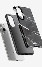 Samsung Galaxy S25 Edge Tough Case – Black Marble - View 2