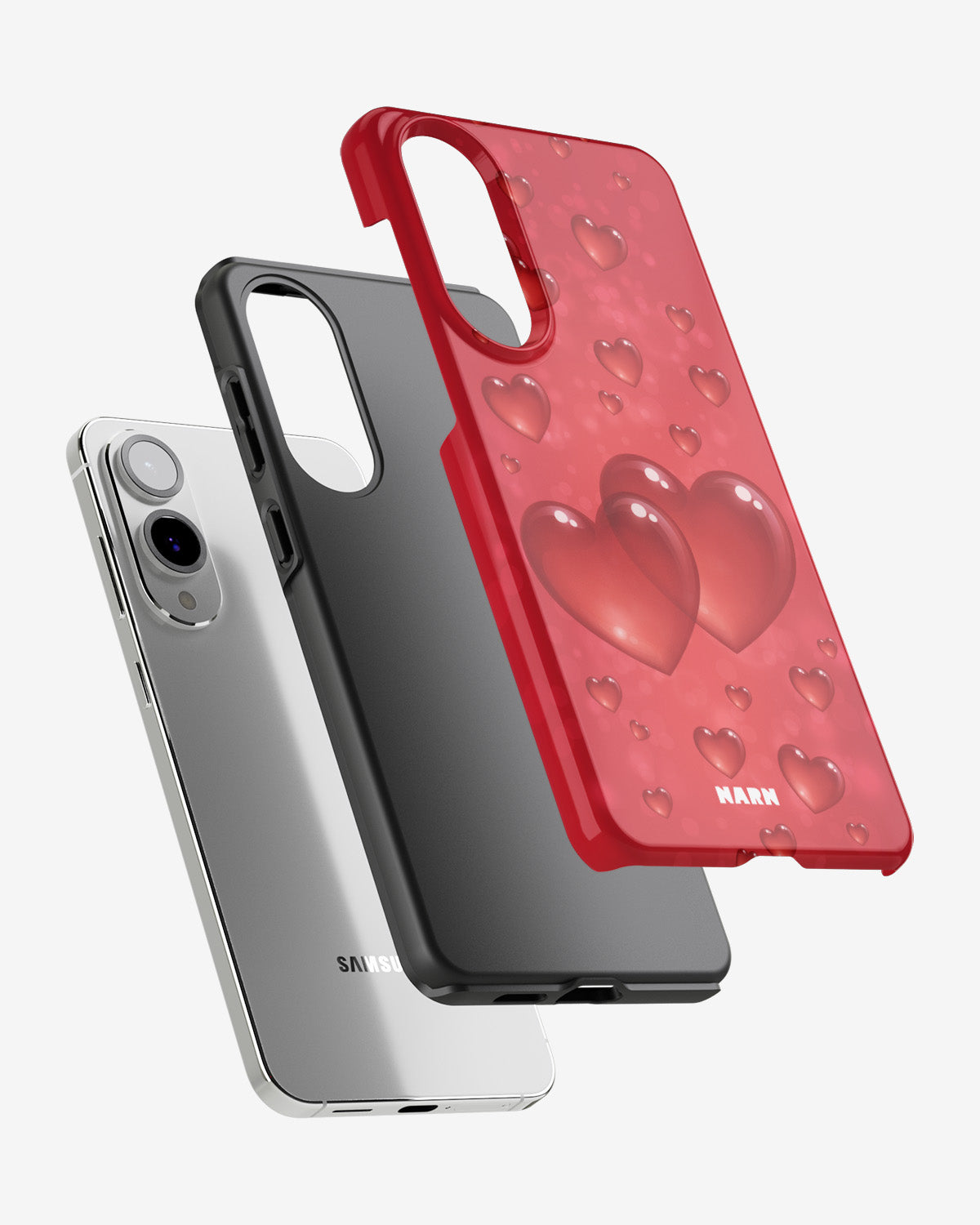 Samsung Galaxy S25 Edge Tough Case – Red Romance - View 2
