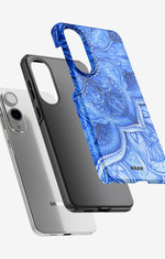 Samsung Galaxy S25 Edge Tough Case – Blue Vintage - View 2