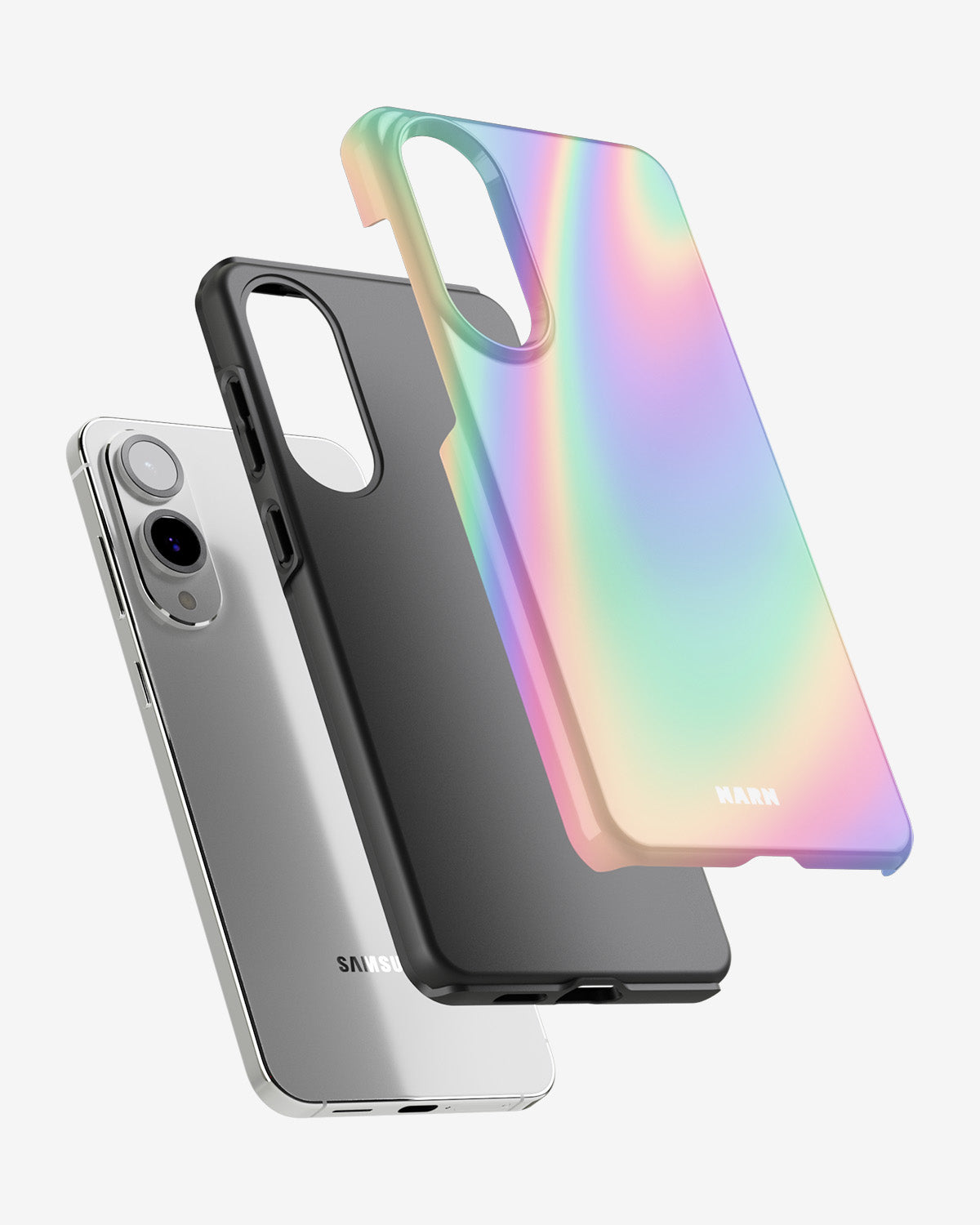 Samsung Galaxy S25 Edge Tough Case – Rainbow Haze - View 2