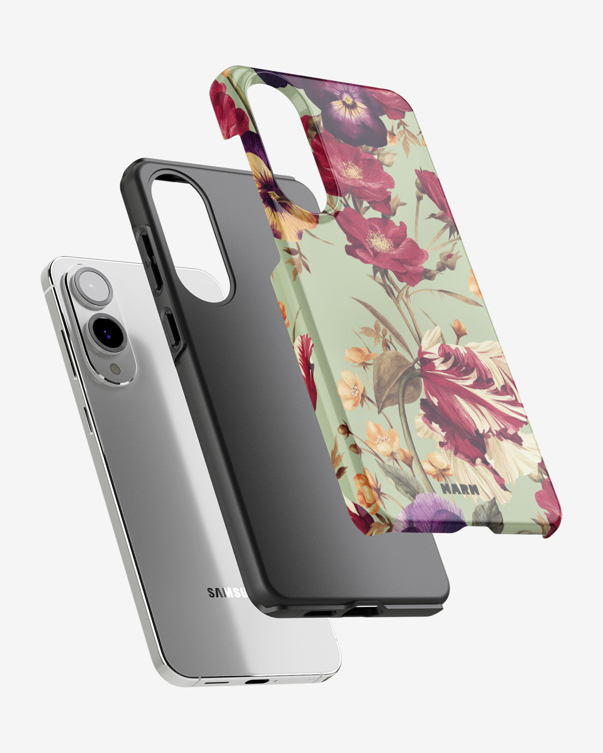 Samsung Galaxy S25 Edge Tough Case – Pansy Pansy - View 2