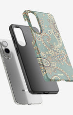 Samsung Galaxy S25 Edge Tough Case – Paisley Green - View 2