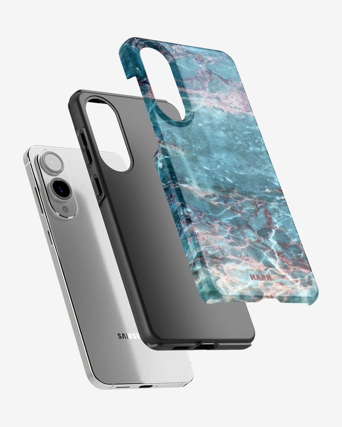 Samsung Galaxy S25 Edge Tough Case – Icy Marble - View 2
