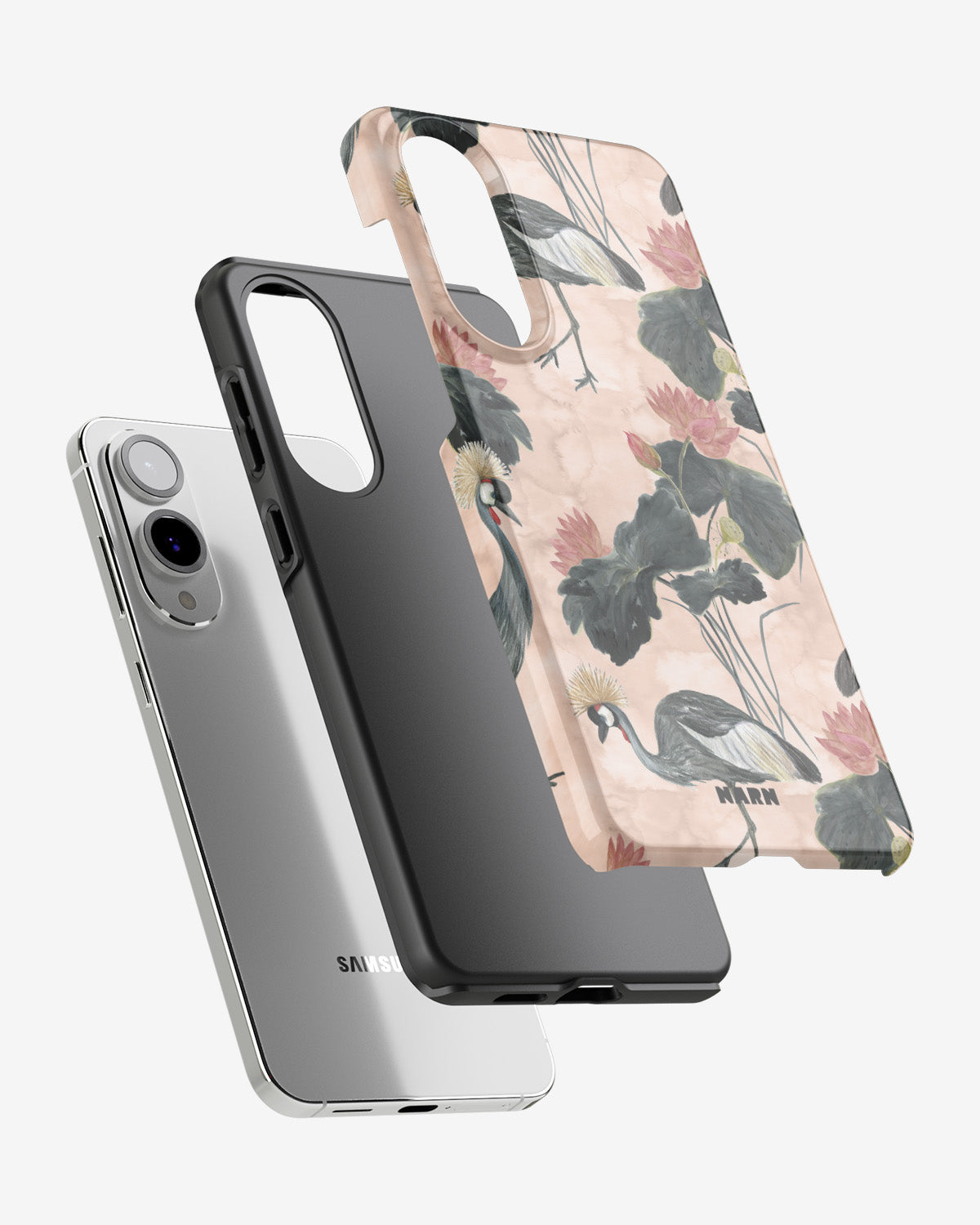 Samsung Galaxy S25 Edge Tough Case – Crowned Bird - View 2
