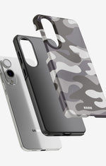 Samsung Galaxy S25 Edge Tough Case – Grey Camo - View 2