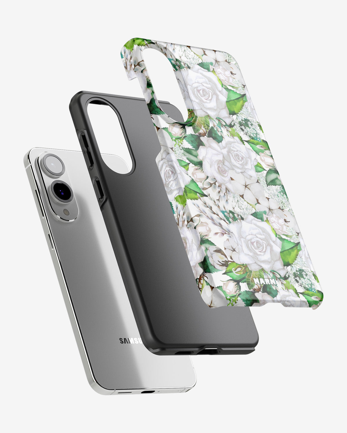 Samsung Galaxy S25 Edge Tough Case – White Bloom - View 2