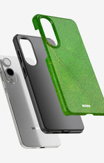 Samsung Galaxy S25 Edge Tough Case – Green Leafy - View 2