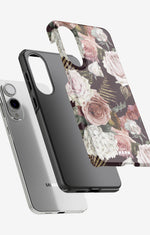 Samsung Galaxy S25 Edge Tough Case – Midnight Roses - View 2