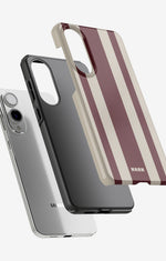 Samsung Galaxy S25 Edge Tough Case – Bordeaux Stripe - View 2