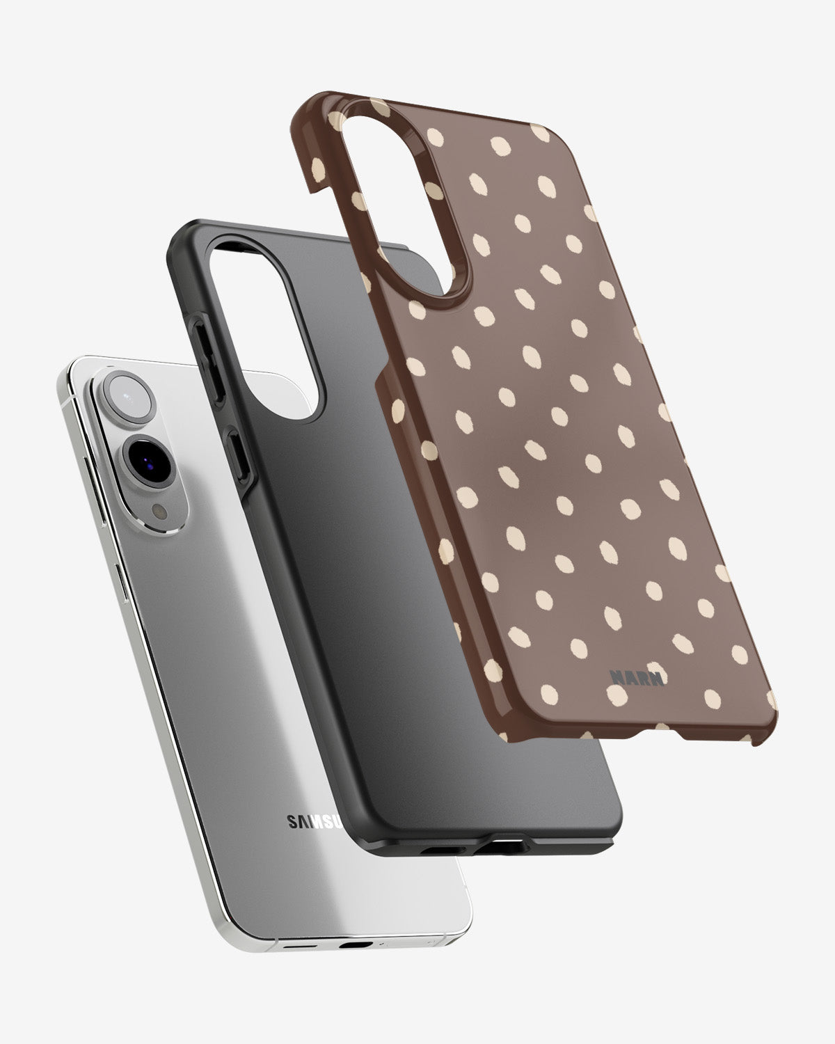 Samsung Galaxy S25 Edge Tough Case – Choco Dots - View 2