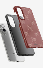 Samsung Galaxy S25 Edge Tough Case – Cherry Bows - View 2