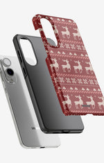 Samsung Galaxy S25 Edge Tough Case – Reindeer Knit - View 2