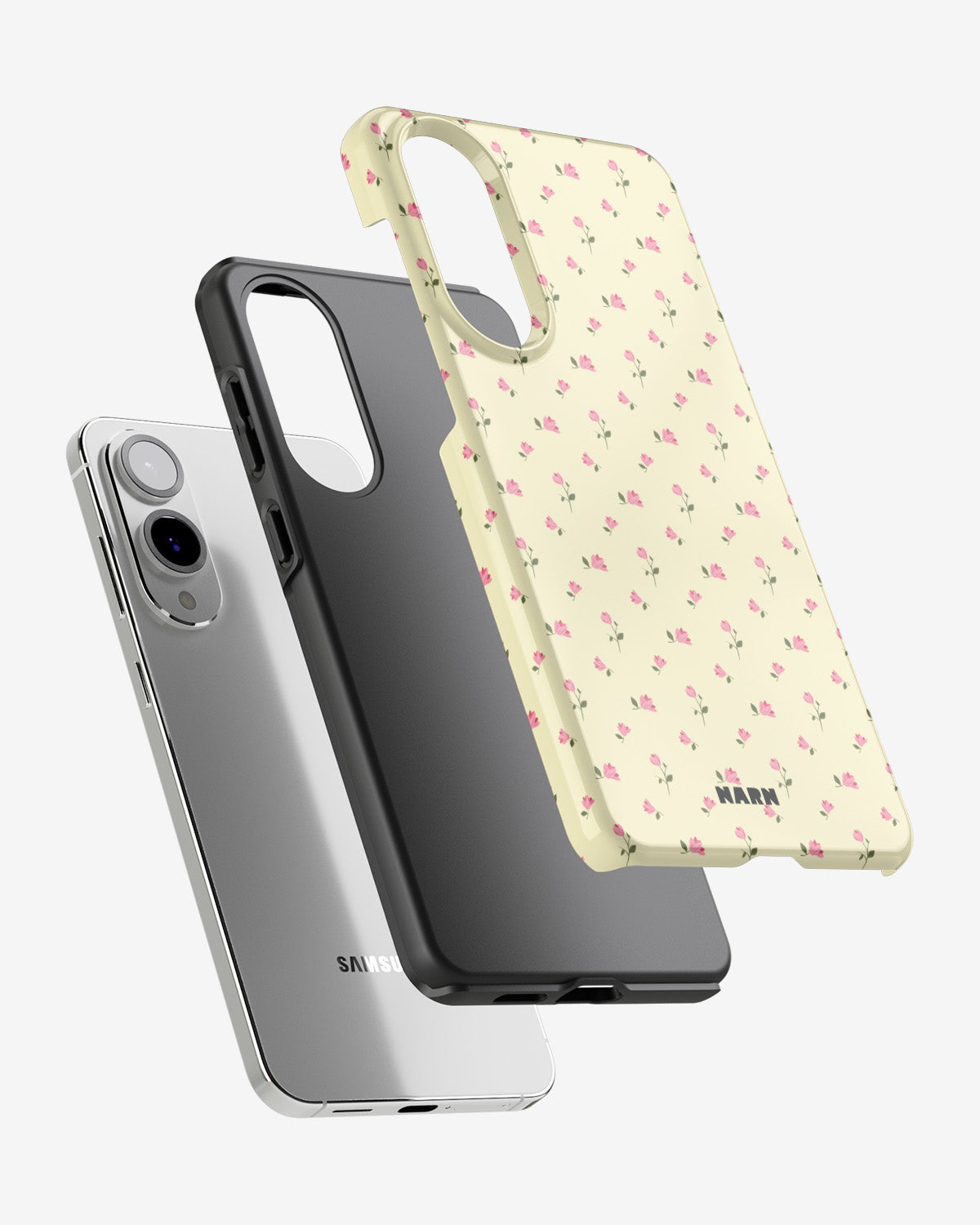 Samsung Galaxy S25 Edge Tough Case – Petite Roses - View 2