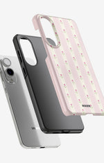 Samsung Galaxy S25 Edge Tough Case – Rose Lines - View 2