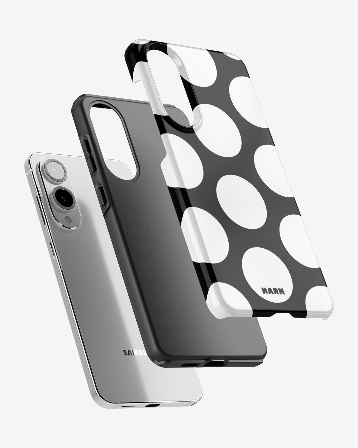 Samsung Galaxy S25 Edge Tough Case – Bold Dots - View 2