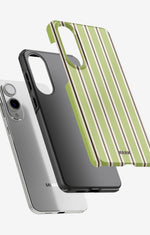 Samsung Galaxy S25 Edge Tough Case – Matcha Lines - View 2