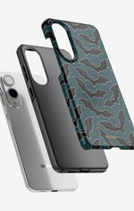 Samsung Galaxy S25 Edge Tough Case – Midnight Bats - View 2