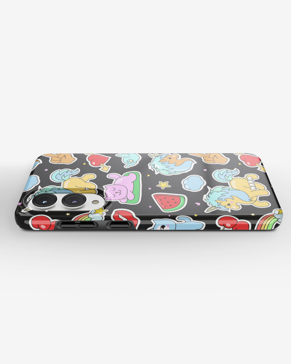 Samsung Galaxy S25 Edge Tough Case – Cute Stickers - View 3