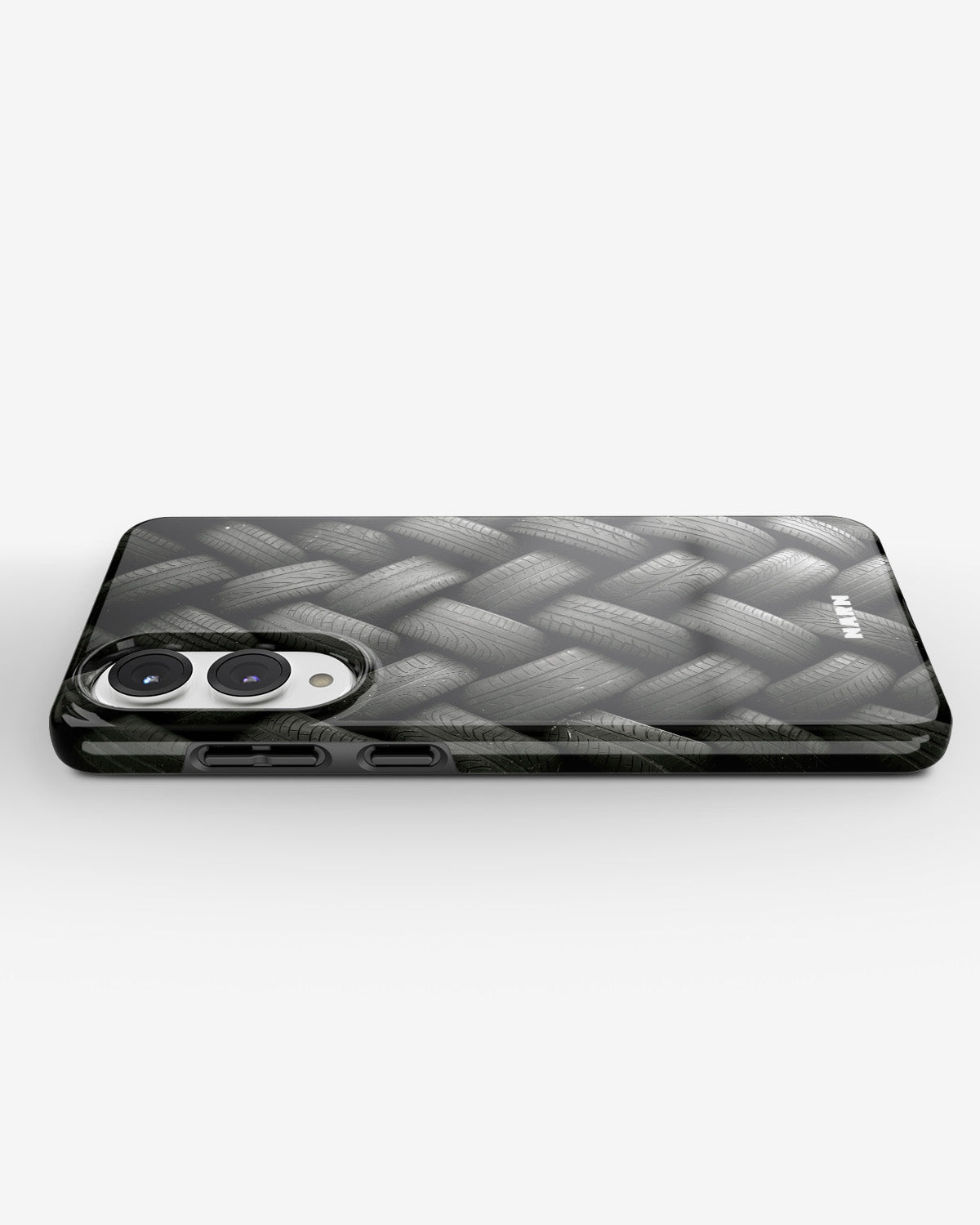 Samsung Galaxy S25 Edge Tough Case – Tires Wall - View 3