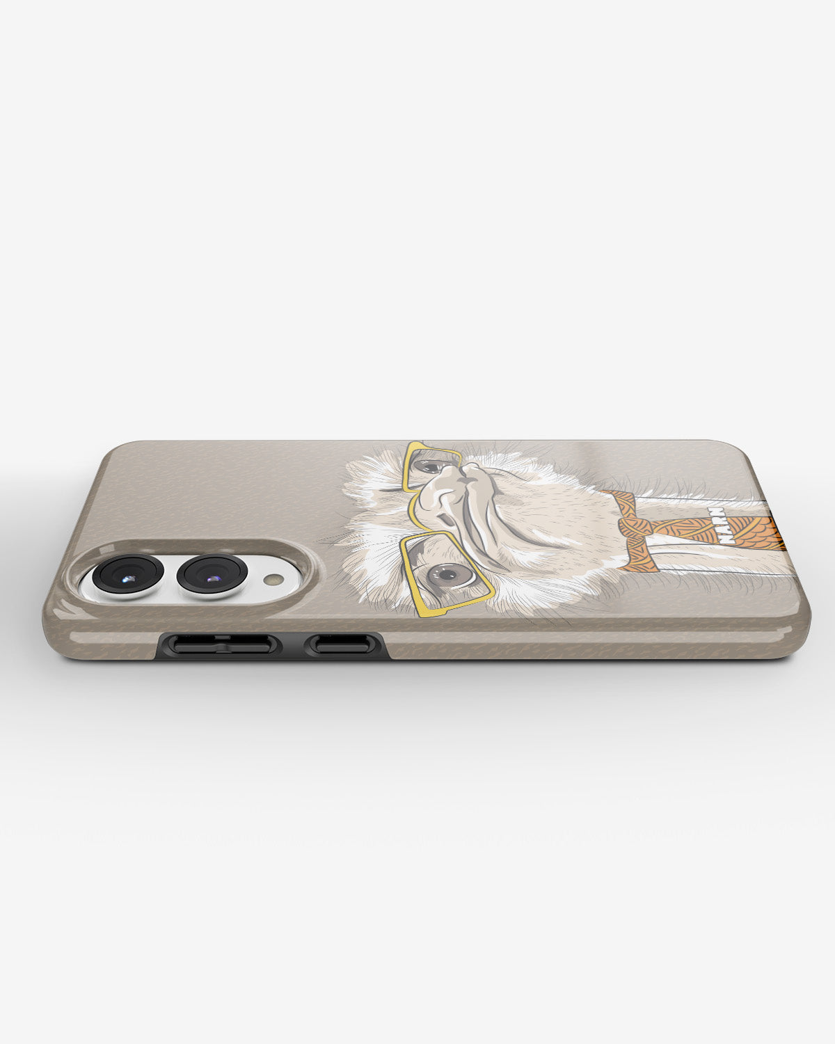 Samsung Galaxy S25 Edge Tough Case – Hipster Ostrich - View 3