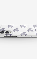 Samsung Galaxy S25 Edge Tough Case – Blue Turtles - View 3