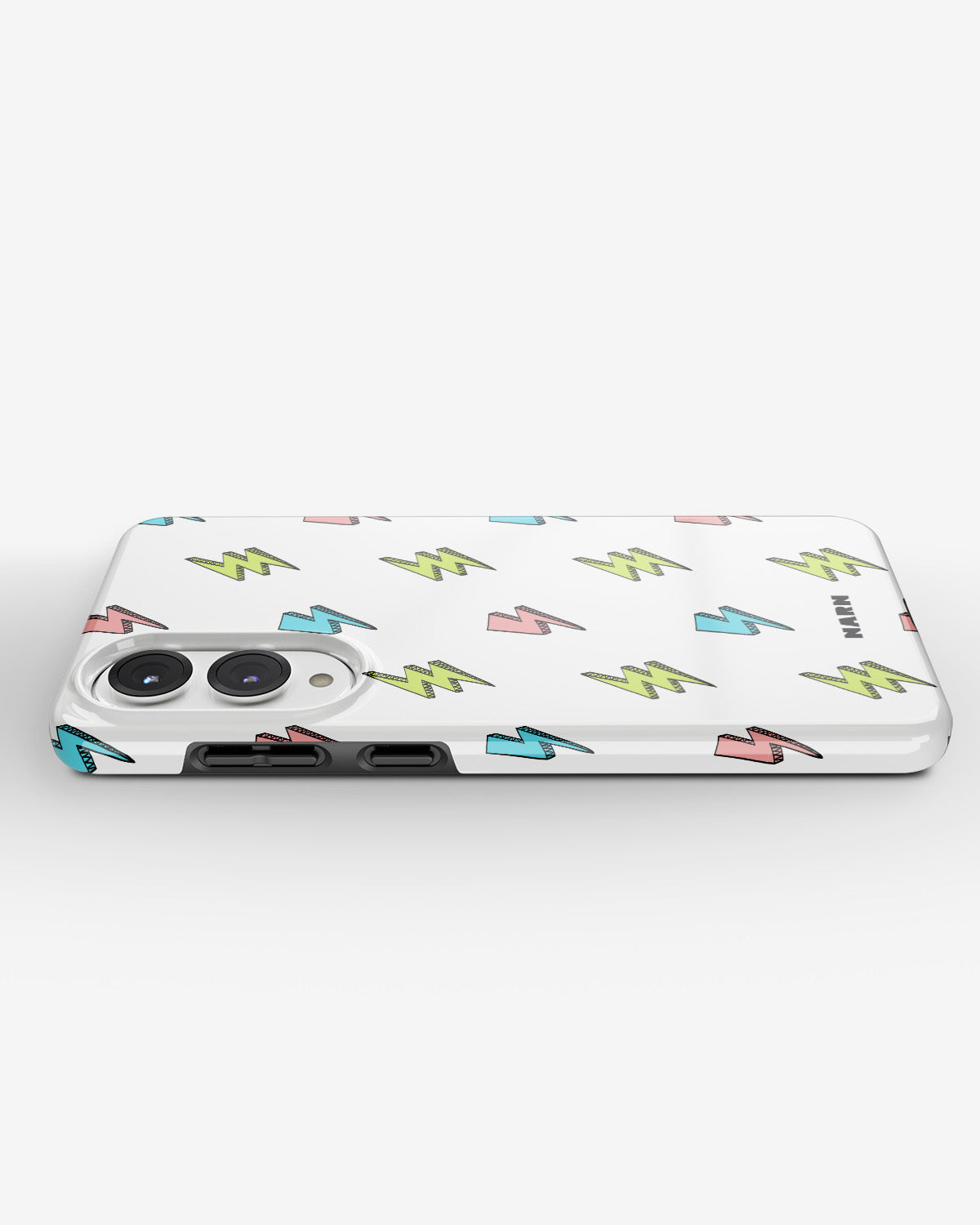 Samsung Galaxy S25 Edge Tough Case – Lightning Bolts - View 3