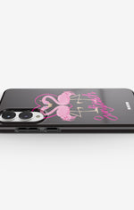 Samsung Galaxy S25 Edge Tough Case – Beach Flamingo - View 3