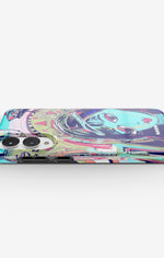 Samsung Galaxy S25 Edge Tough Case – Abstract Cat - View 3
