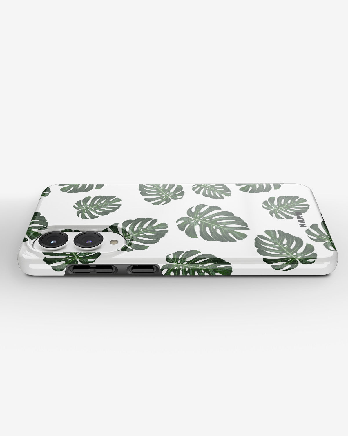 Samsung Galaxy S25 Edge Tough Case – Monstera Pattern - View 3