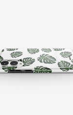 Samsung Galaxy S25 Edge Tough Case – Monstera Pattern - View 3