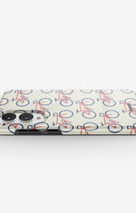 Samsung Galaxy S25 Edge Tough Case – Vintage Bicycle - View 3