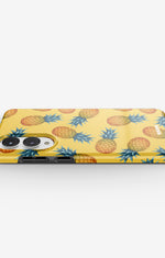 Samsung Galaxy S25 Edge Tough Case – Sunny Pineapple - View 3