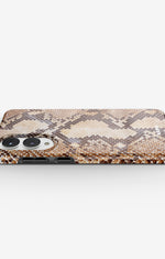 Samsung Galaxy S25 Edge Tough Case – Brown Snakeskin - View 3