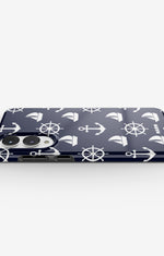 Samsung Galaxy S25 Edge Tough Case – Deep Blue Voyage - View 3