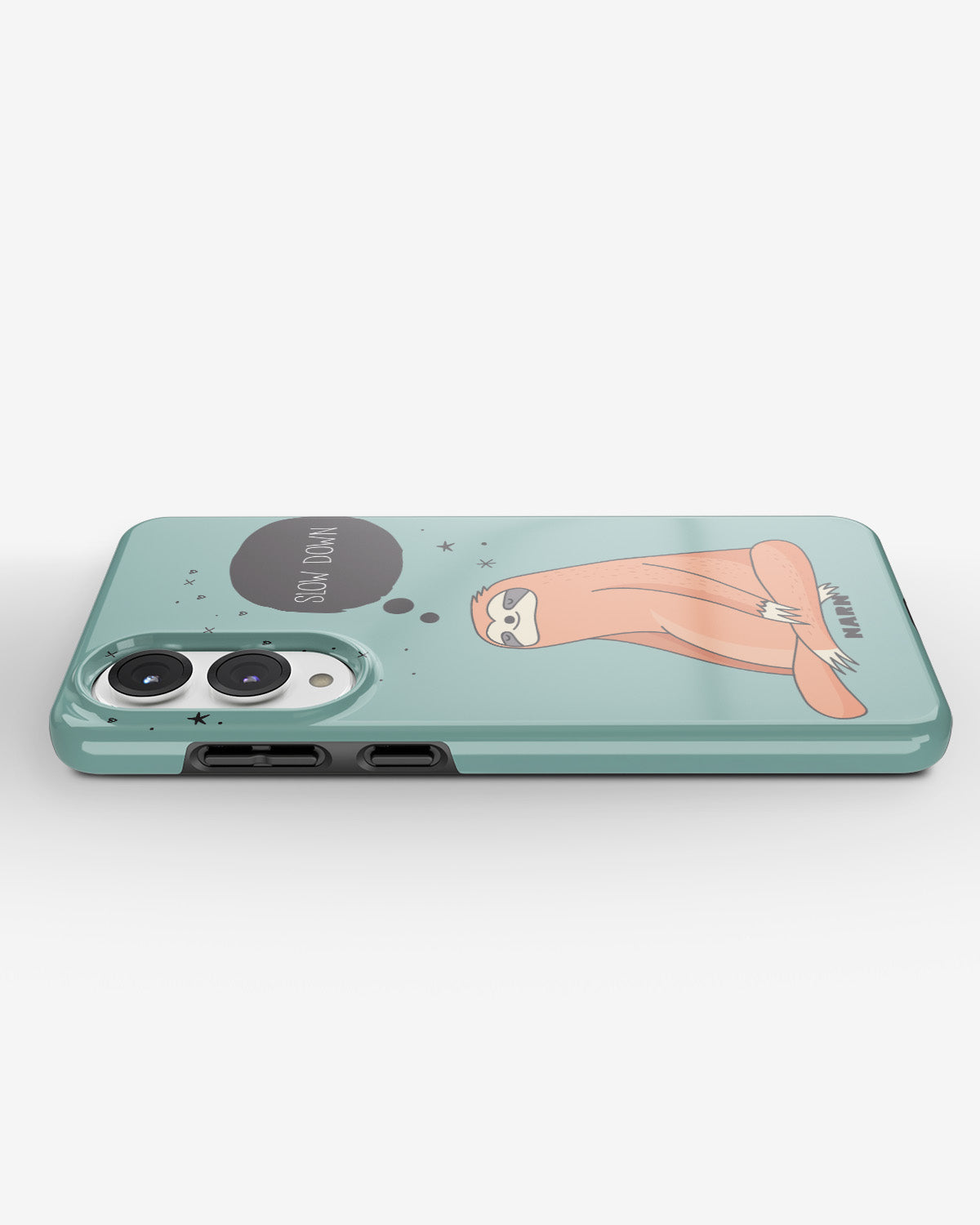 Samsung Galaxy S25 Edge Tough Case – Slow Down Sloth - View 3